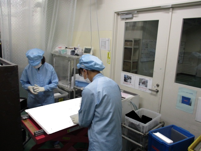 女性が多く活躍しています。（製造補助）